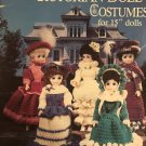 Victorian Doll Costumes for 15" Dolls gowns American School of Needlework, 5 Crochet pattern