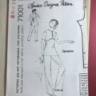 Spadea 71001 Misses Designer Pants Suit Eguzquiza Sewing Pattern Sz 12 Vintage 1970's