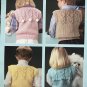 Quick to Knit Animal Vests Knitting Pattern Leisure Arts 497