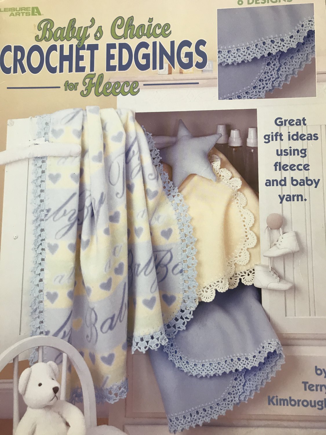 Leisure Arts Baby's Choice Crochet Edgings for Fleece 3485 Terry Kimbrough