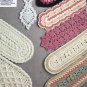 Annies Attic 234K Mile-A-Minute Afghans Crochet Pattern 6 designs