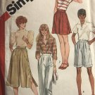 Simplicity 5992 Misses' Pants and Culottes in Two Lengths Sewing Pattern Size 10, 12, 14