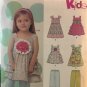 New Look 0908, girls top & pants, toddler child size 1/2-4 Sewing Pattern