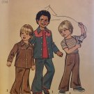 Simplicity 6122 Child's Shirt, Unlined Jacket & Bell-Bottom Pants Size 4