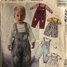 McCall's 3970 Infant, Toddler overalls and top pattern sizes small, medium, large