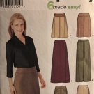 Simplicity 9825 Pattern Misses' Skirt Sewing Pattern Size 6-8-10-12