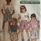 Butterick 6349 Toddler's shorts and shirts Sewing Pattern Size 2 3 4