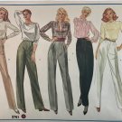 Vogue 2761 Basic Design Womans Straight Leg Tailored Pants w/Pockets Sewing Pattern Size 12