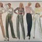 Vogue 2761 Basic Design Womans Straight Leg Tailored Pants w/Pockets Sewing Pattern Size 12