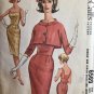 McCalls 6569 Misses Midriff Dress and Jacket ca 1962 Sewing Pattern Size 12, bust 32 Cut/Complete