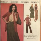 Simplicity 8784 Harriet Selwyn's Fragments Misses Shirt Pants Skirt Tank Bag Sewing Pattern size 14