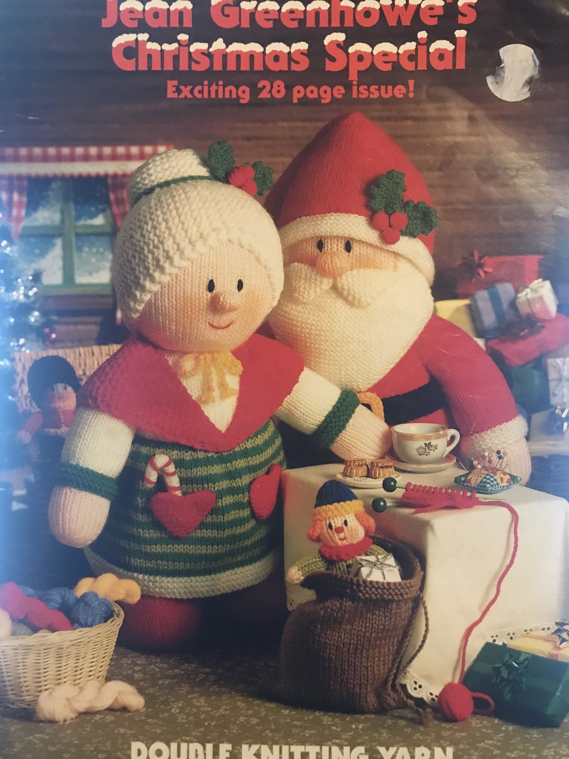 Jean Greenhowe's Christmas Special Knitting Pattern for Nativity, Santa