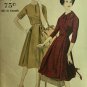 VOGUE 9809 1950s CLASSY Day Dress Pattern Two Versions Bust 38 Sewing Pattern