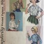 Simplicity 5122 Girl's Blouses in Three Versions Sewing Pattern size 10