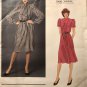 Vogue 2735 Givenchy Misses'  Loose-fitting dress,w/Pockets Sewing Pattern Size 10