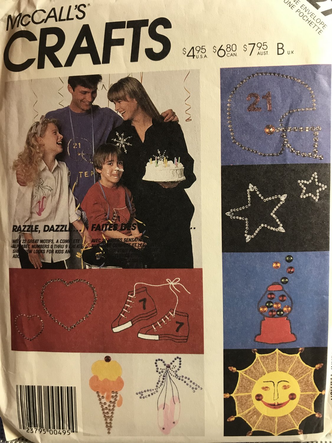 McCall's 3271 Razzle Dazzle BeJewel motifs crafts pattern