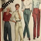 Simplicity 5205 Misses' Pants with Leg Variations Sewing Pattern size 16 Simplicity 5205 Misses' Pants with Leg Variations Sewing Pattern size 16
