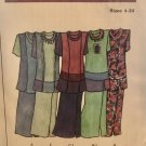 Dos de Tejas 6019 Spectrum Dress Top & Skirt Size 4 - 24 Sewing Pattern