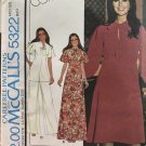 McCall's 5322 Misses' Dress or Top and Pants Marlo's Corner Sewing Pattern size 8 bust 31 1/2"
