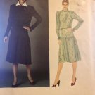 Vogue 2737 Paris Original CHLOE Misses Blouson Dress, Raglan Sleeves, Pockets Sewing Pattern Size 10