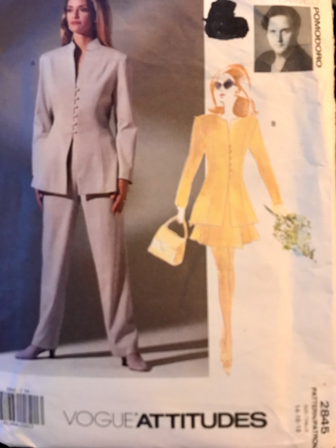 Vogue 2845 Carmelo Pomodoro - Misses' Jacket, Skirt & Pants Sewing Pattern size 14 - 18