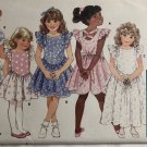Butterick 6027 Girl's Ruffled Sleeve Fancy Dress Sewing Pattern with Gathered Skirt Size 4-6