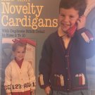 Leisure Arts Leaflet 2301 Kid's Knit Novelty Cardigans with duplicate stitch Knitting Pattern Leisure Arts Leaflet 2301 Kid's Knit Novelty Cardigans with duplicate stitch Knitting Pattern