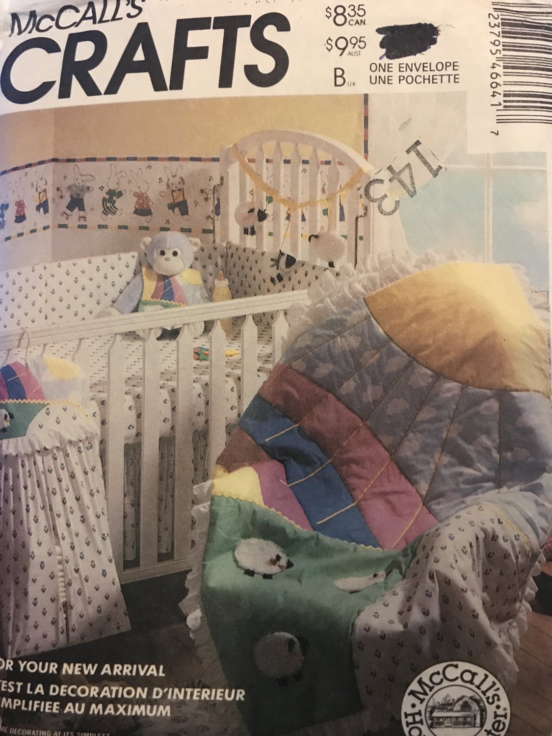 McCall&acirc;��s 4664 Baby Crib Set & Accessories Sewing Pattern