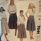 McCall's 7841 Gathered & Bias Cut Skirts w Patch or Side Pockets Sz 8 Waist 24 McCall's 7841 Gathered & Bias Cut Skirts w Patch or Side Pockets Sz 8 Waist 24