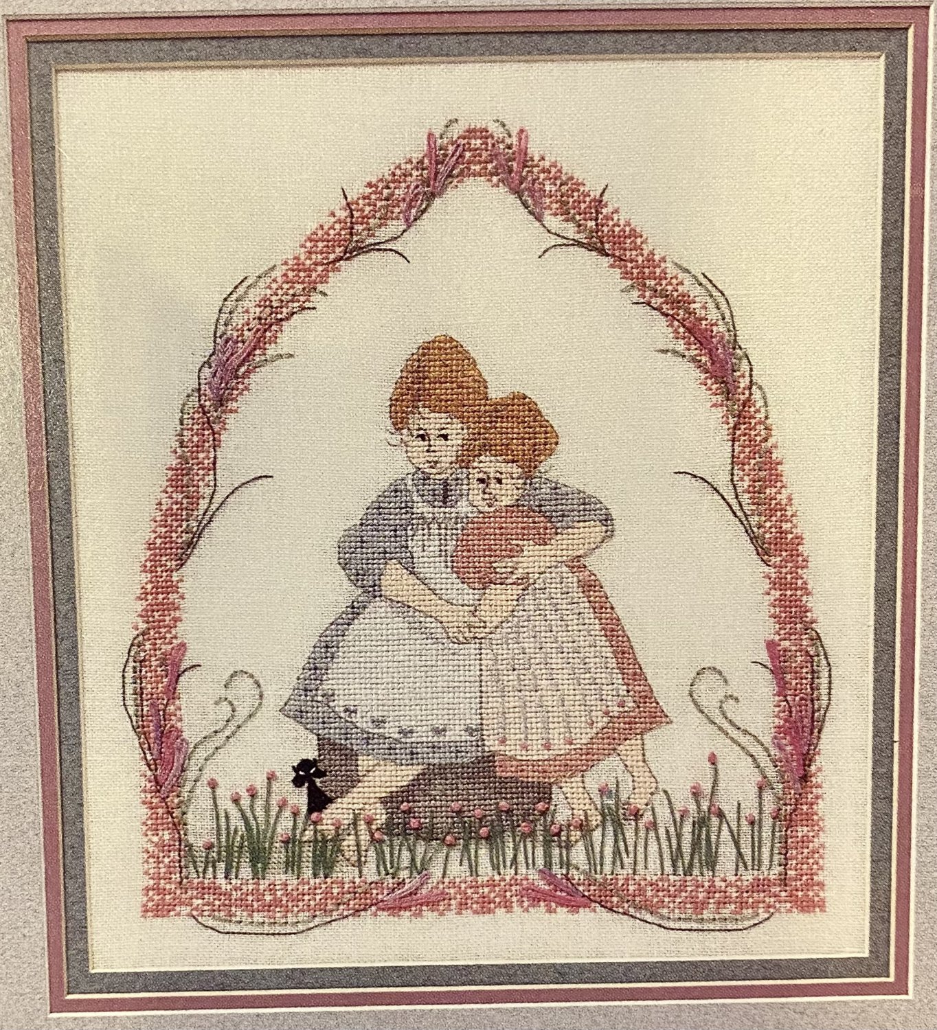P. Buckley Moss Sister Love Cross Stitch Pattern Leaflet 131