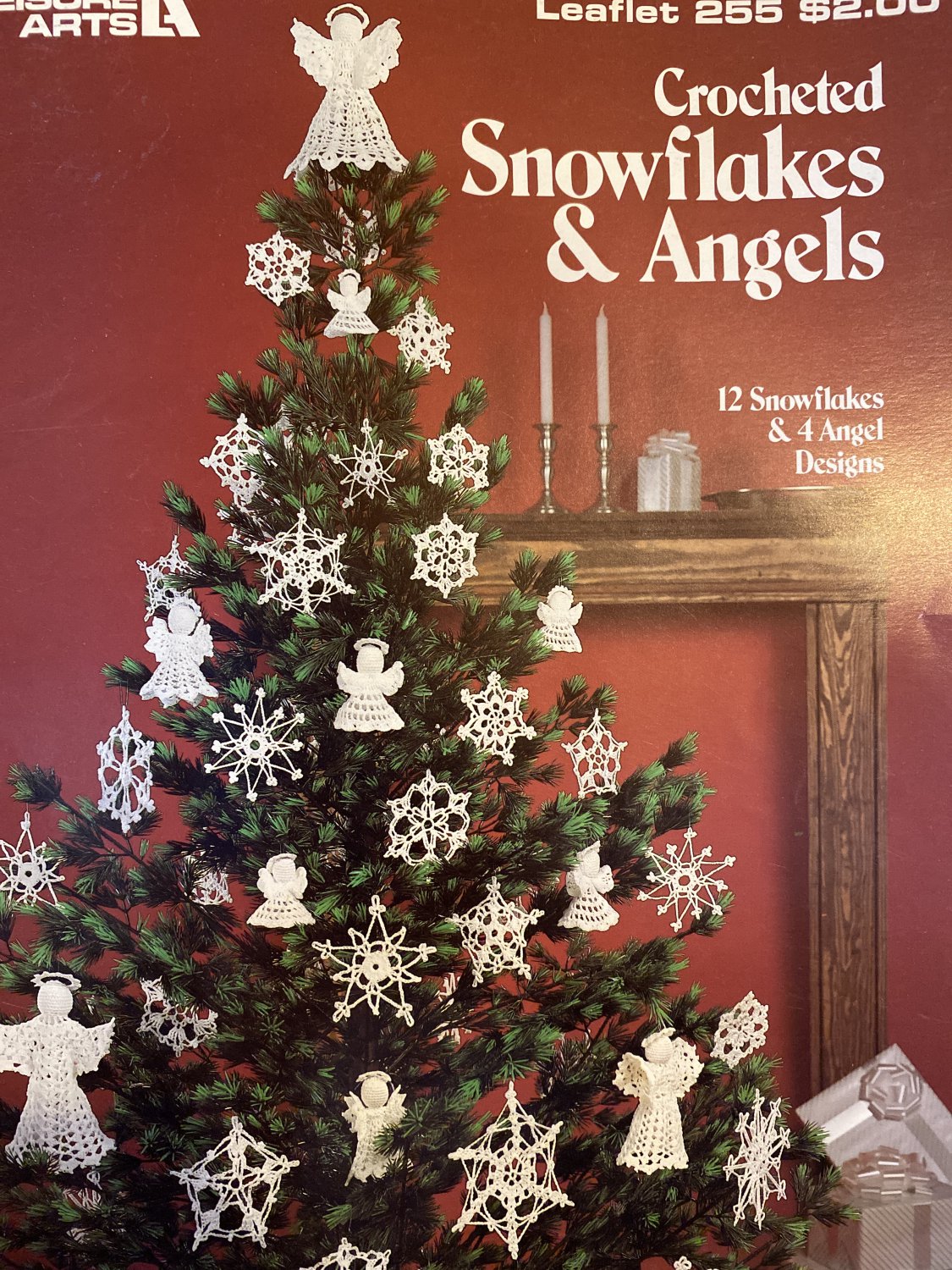 Crocheted Snowflakes & Angels Leisure Arts Pattern Booklet 255