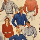 McCall's 9424 Misses' and Men's Buttoned shirt Sewing Pattern size 40" - 42" Chest