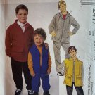 McCall's 2417 Children's unlined hoodie jacket, vest, pants Sewing Pattern Child Size 12, 14, 16