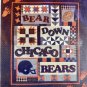 Bear Down Chicago Bears Quilt Pattern 42" x 49" from Kathleen Parman