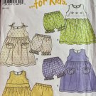 New Look 6767 Dress with bloomers toddler child size 1/2-4 Sewing Pattern