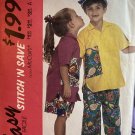 McCall's 5925 Toddlers' Shirt and Pants Stitch 'N Save Sewing Pattern size 3, 4, 5