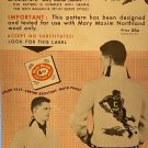 Mary Maxim Knitting Pattern Hockey 4-ply Cardigan Adult Sizes 38 - 44 ORIGINAL 60's  PAPER PATTERN