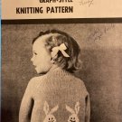 Mary Maxim Knitting Pattern Children's Cardigan Bunny Rabbits Size 2 - 6 Original 60's PAPER PATTERN Mary Maxim Knitting Pattern Children's Cardigan Bunny Rabbits Size 2 - 6 Original 60's PAPER PATTERN