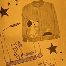 Knit O Graf Knitting Pattern Children's Cardigan Beagle Dog Size 4 - 10 Original 60's PAPER PATTERN Knit O Graf Knitting Pattern Children's Cardigan Beagle Dog Size 4 - 10 Original 60's PAPER PATTERN