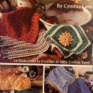 Wash & Wipe Dishcloths Leisure Arts 2546 Crochet Pattern 14 Designs