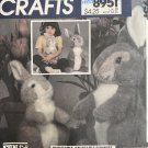 McCalls Sewing Pattern 8951 Huggable Stuffable Bunny Vintage Uncut