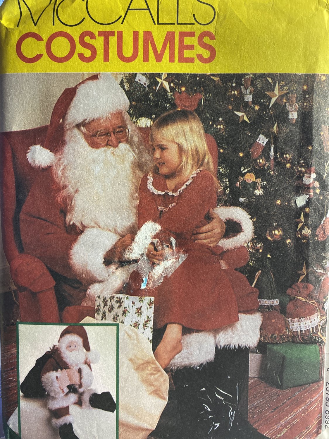 McCall's 8992 Sewing Pattern Adults SANTA Claus Costumes Size XL 46 -48 Halloween Christmas