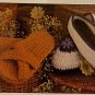 Crocheted Slippers for Women & Children Crochet Pattern Leisure Arts 205