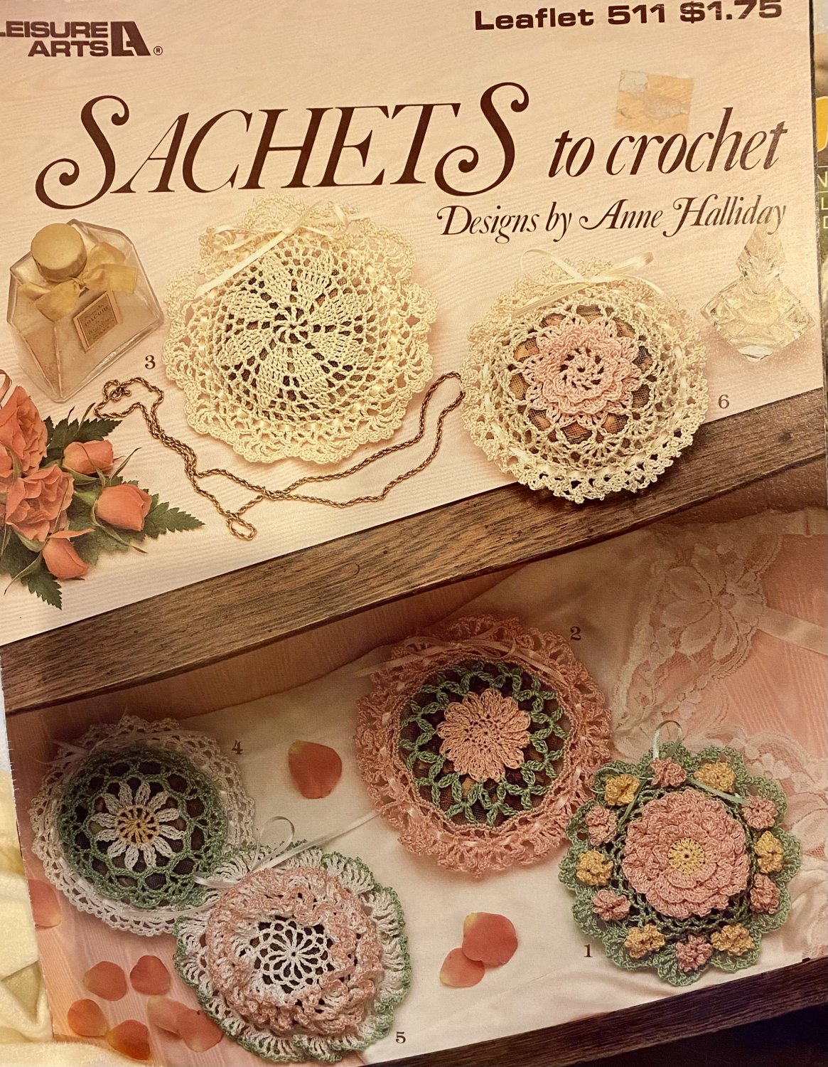 Sachets to Crochet Pattern Leisure Arts 511