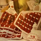 Kitchen Decor Crochet Pattern Leisure 75026 19 designs using cotton yarn