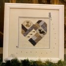 A Cat Lover's Heart Cross Stitch Pattern