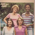 Vintage t-shirt sewing pattern BUTTERICK  4614 uncut size 12 bust 34