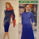 Butterick 4296 Drop Waist Dirndl Dress or Slim Dress w Shoulder Pads Sz 12-16 Butterick 4296 Drop Waist Dirndl Dress or Slim Dress w Shoulder Pads Sz 12-16