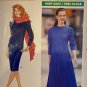 Butterick 4296 Drop Waist Dirndl Dress or Slim Dress w Shoulder Pads Sz 12-16