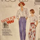 McCall's 5166 Misses' Pants Proportion Fit Sewing Pattern Size 24 McCall's 5166 Misses' Pants Proportion Fit Sewing Pattern Size 24